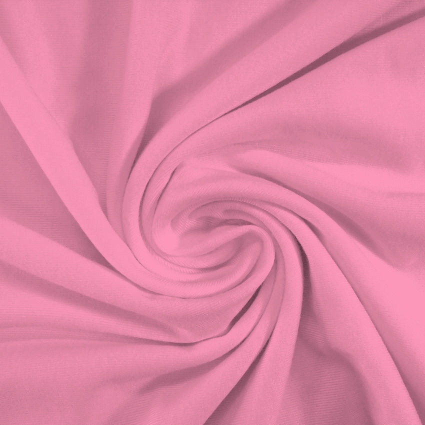 Cotton Jersey Spandex Lw Pink - Click Image to Close